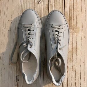 M.Gemi gray leather sneakers, size 38 (size 7-7.5)